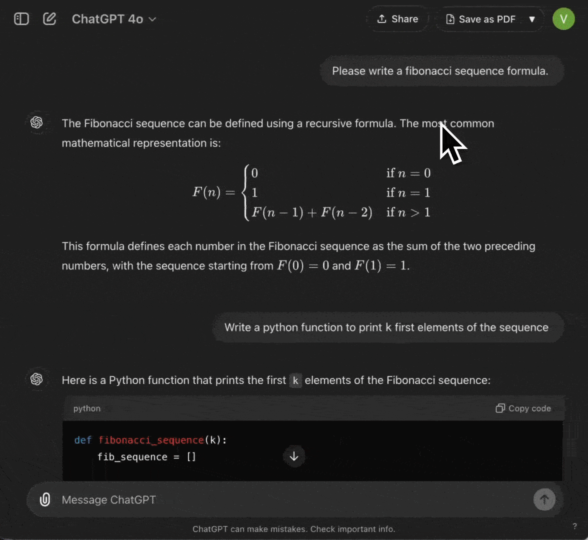 ChatGPT to PDF